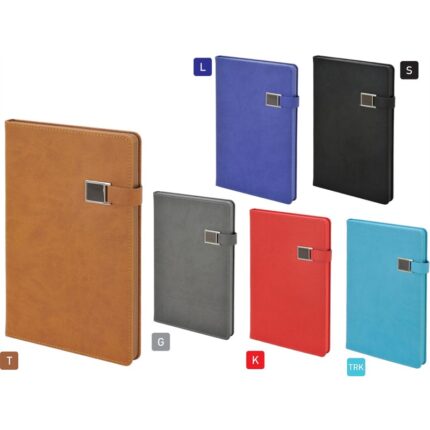 Metal Tokalı Termo Deri Defter